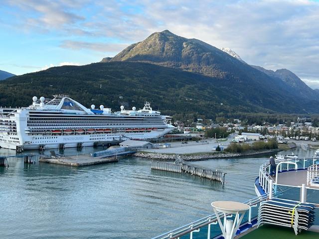 Princess Cruises Ship in Skagway