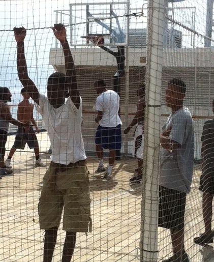 Basketball Court on Carnival Destiny