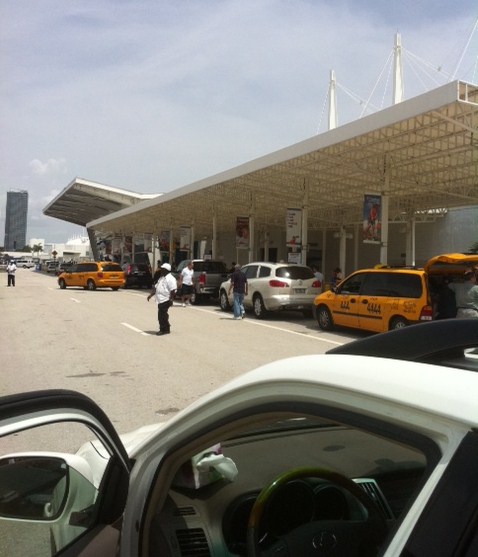 Arriving at Miami Port