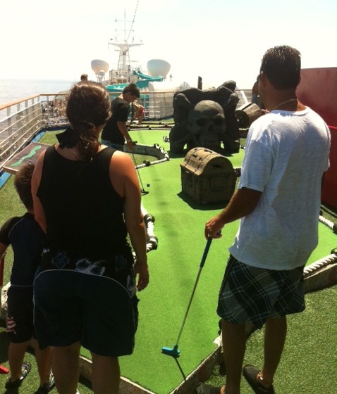 Carnival Destiny Cruise Mini Golf