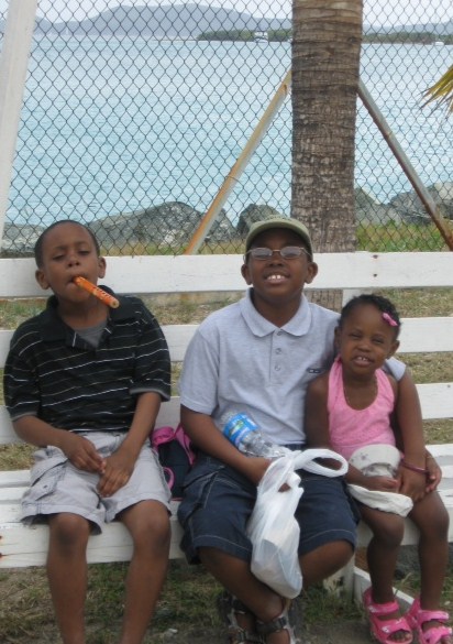 Kids in Tortola