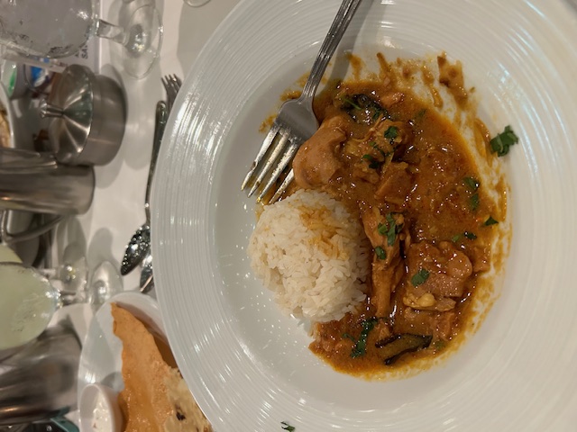 Main Dining Room Entree on Symphony of the Seas