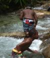 Watching My Steps at Dunn's River Falls