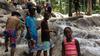 Climbing Dunns River Falls