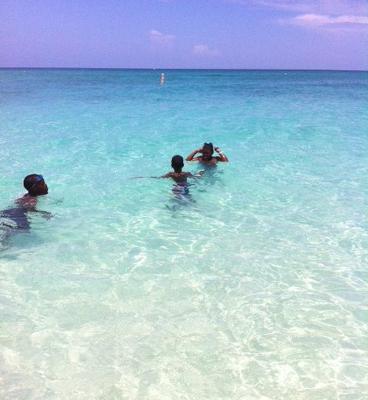 At Seven Mile Beach, Grand Cayman