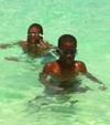 Having Fun at Beach in Grand Cayman